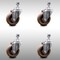 Service Caster 4 Inch SS High Temp Glass Filled Nylon Swivel 12mm Threaded Stem Caster Set SCC-SSTS20S414-GFNSHT-M1215-4 - alternate 1